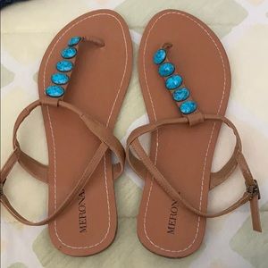 Merona Turquoise sandals